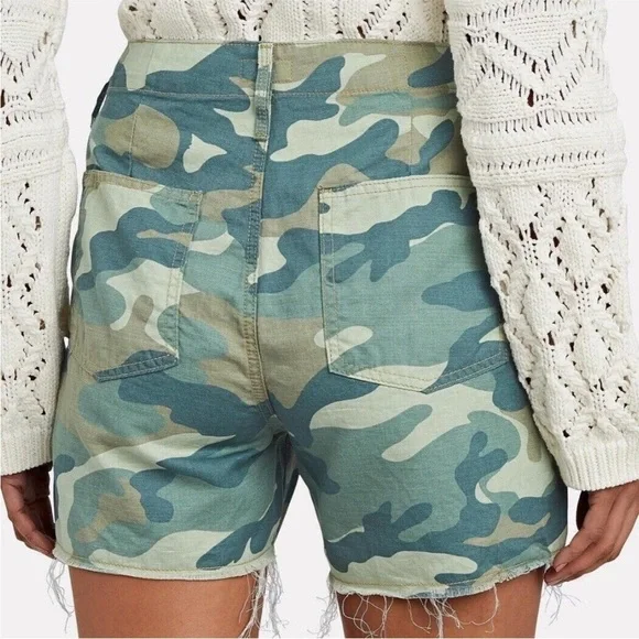 MOTHER NEW The Shaker Chop Camouflage utility cargo Shorts size 29 NWT - Picture 2 of 15